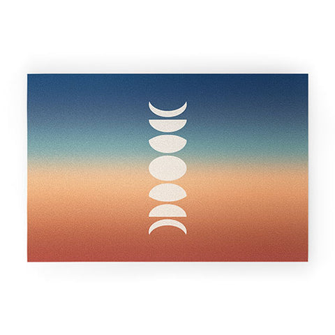 Colour Poems Ombre Moon Phases XV Welcome Mat
