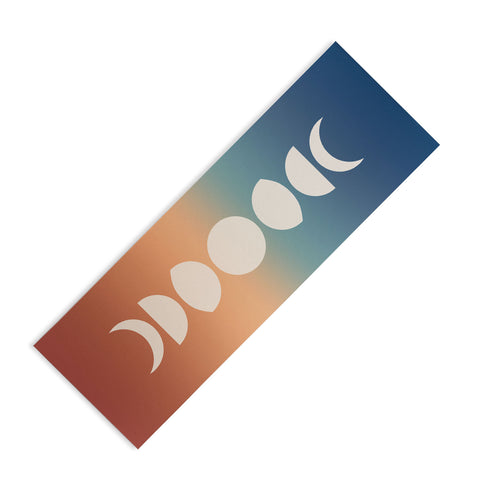 Colour Poems Ombre Moon Phases XV Yoga Mat