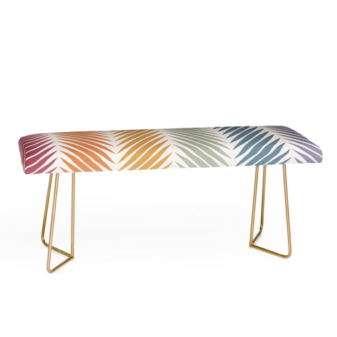 Colour Poems Palm Leaf Pattern LXIV Bench