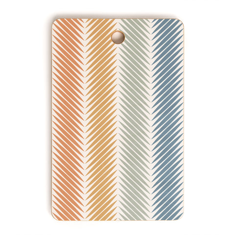 Colour Poems Palm Leaf Pattern LXIV Cutting Board Rectangle