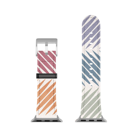 Colour Poems Palm Leaf Pattern LXIV Apple Watch Band