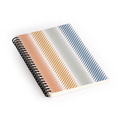 Colour Poems Palm Leaf Pattern LXIV Spiral Notebook