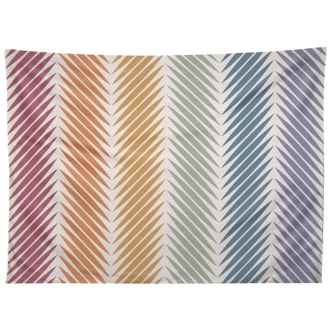 Colour Poems Palm Leaf Pattern LXIV Tapestry
