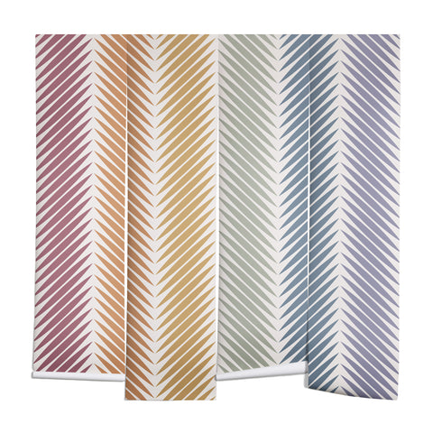 Colour Poems Palm Leaf Pattern LXIV Wall Mural