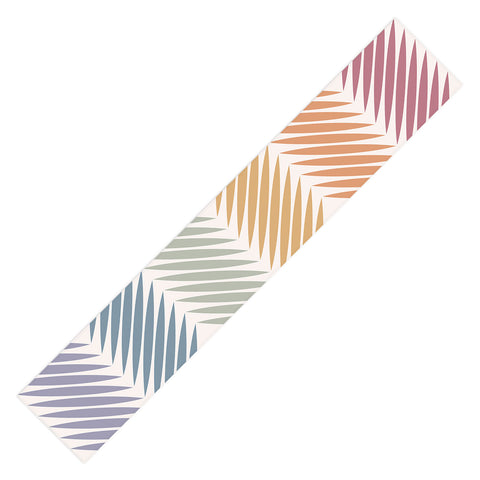 Colour Poems Palm Leaf Pattern LXIV Table Runner