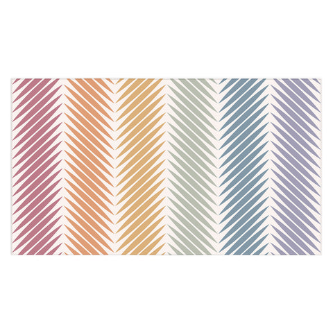 Colour Poems Palm Leaf Pattern LXIV Tablecloth