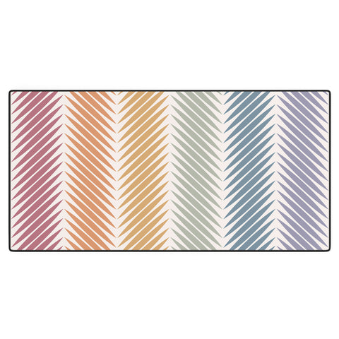 Colour Poems Palm Leaf Pattern LXIV Desk Mat