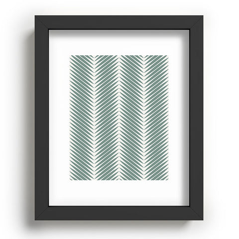 Colour Poems Palm Leaf Pattern XIX Recessed Framing Rectangle