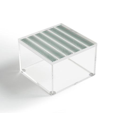 Colour Poems Palm Leaf Pattern XIX Acrylic Box