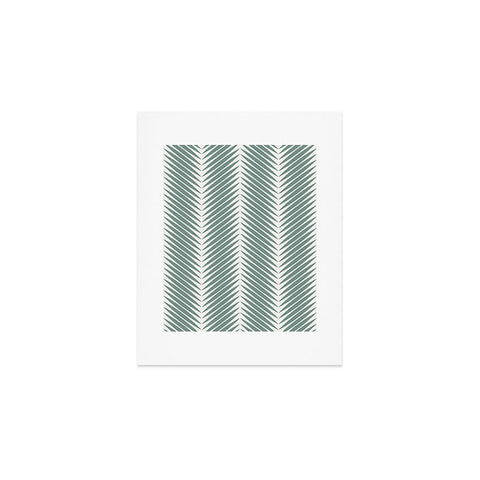 Colour Poems Palm Leaf Pattern XIX Art Print