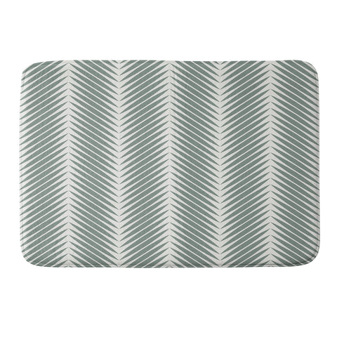 Colour Poems Palm Leaf Pattern XIX Memory Foam Bath Mat Havenly