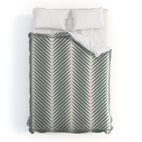 Colour Poems Palm Leaf Pattern XIX Comforter