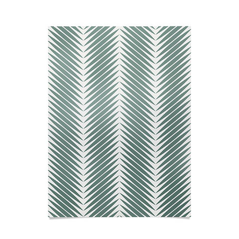 Colour Poems Palm Leaf Pattern XIX Poster