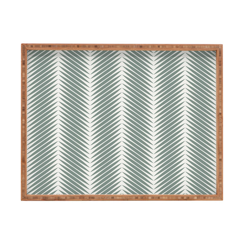 Colour Poems Palm Leaf Pattern XIX Rectangular Tray