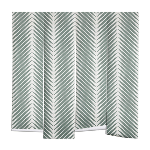 Colour Poems Palm Leaf Pattern XIX Wall Mural