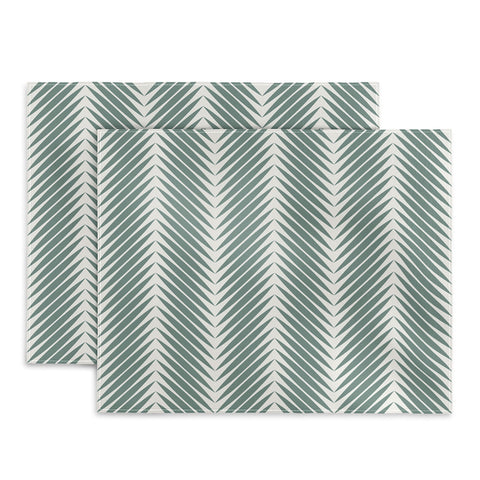 Colour Poems Palm Leaf Pattern XIX Placemat