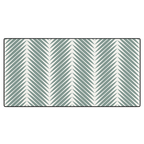 Colour Poems Palm Leaf Pattern XIX Desk Mat