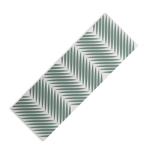 Colour Poems Palm Leaf Pattern XIX Yoga Mat