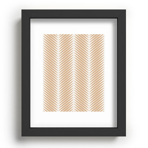 Colour Poems Palm Leaf Pattern XLI Recessed Framing Rectangle