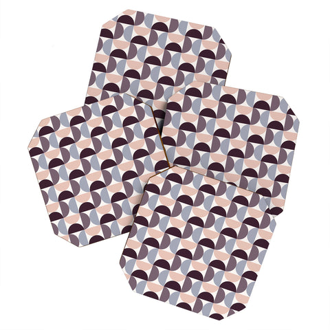 Colour Poems Patterned Geometric Shapes CCI Coaster Set