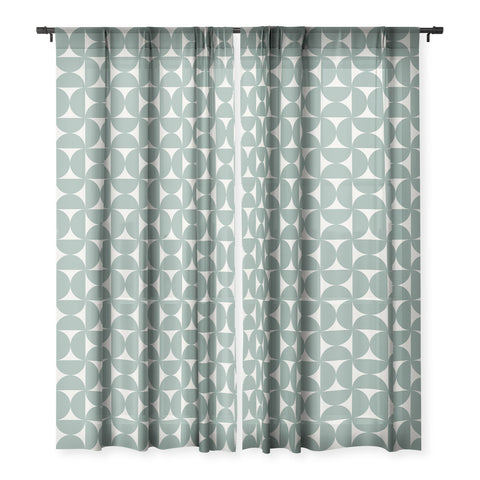 Colour Poems Patterned Shapes CLXX Sheer Window Curtain