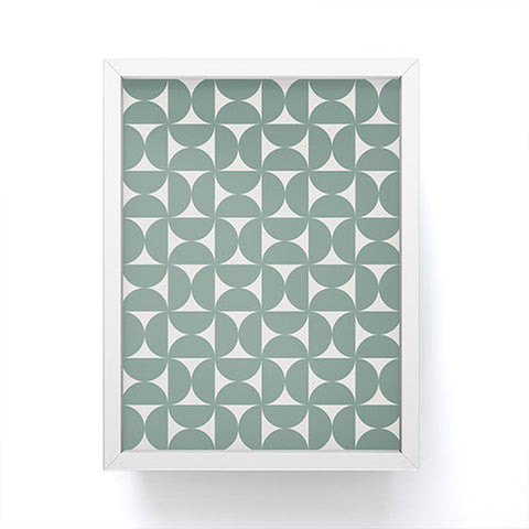 Colour Poems Patterned Shapes CLXX Framed Mini Art Print