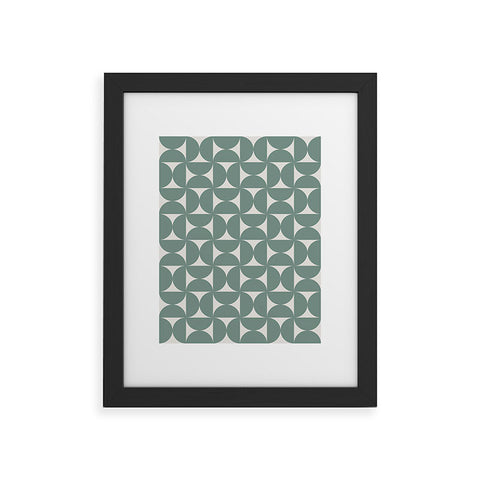 Colour Poems Patterned Shapes CLXX Framed Art Print