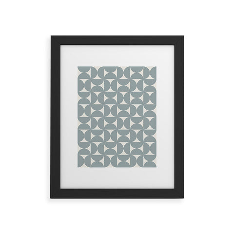 Colour Poems Patterned Shapes CLXXIV Framed Art Print