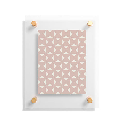 Colour Poems Patterned Shapes CLXXVIII Floating Acrylic Print