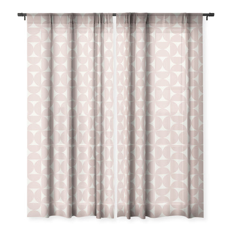 Colour Poems Patterned Shapes CLXXVIII Sheer Window Curtain