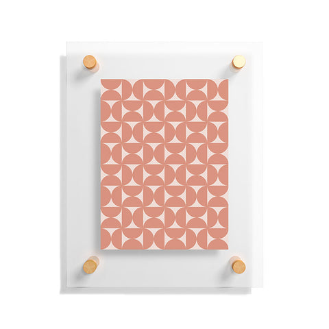 Colour Poems Patterned Shapes CLXXXII Floating Acrylic Print