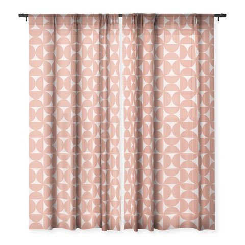 Colour Poems Patterned Shapes CLXXXII Sheer Window Curtain