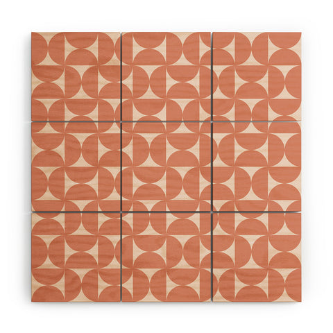 Colour Poems Patterned Shapes CLXXXII Wood Wall Mural