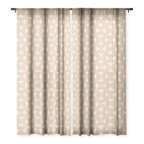 Colour Poems Patterned Shapes CLXXXVI Sheer Window Curtain