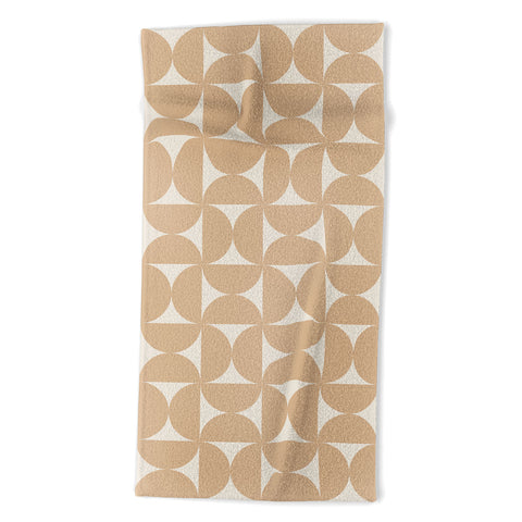 Colour Poems Patterned Shapes CLXXXVI Beach Towel