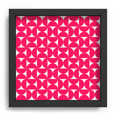 Colour Poems Patterned Shapes Viva Magenta Recessed Framing Square