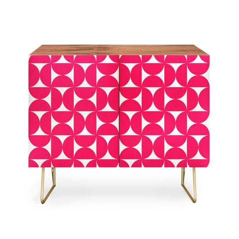 Colour Poems Patterned Shapes Viva Magenta Credenza