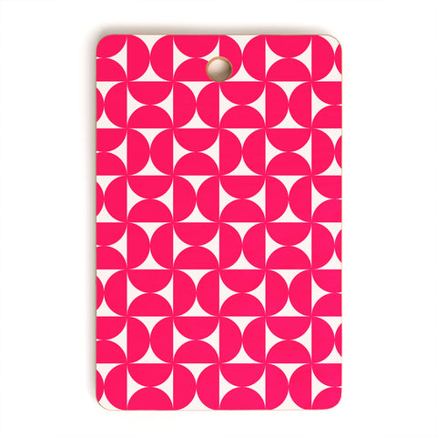 Colour Poems Patterned Shapes Viva Magenta Cutting Board Rectangle