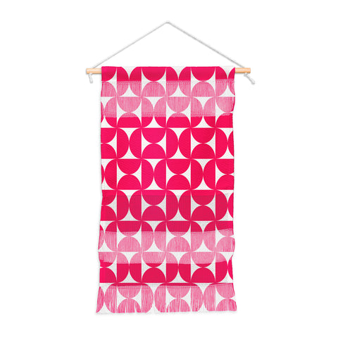 Colour Poems Patterned Shapes Viva Magenta Wall Hanging Portrait