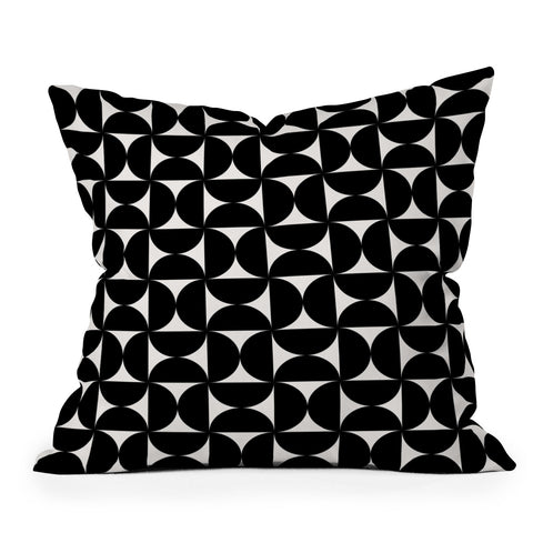 Colour Poems Patterned Shapes XVIII Throw Pillow