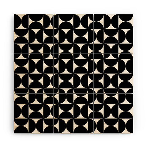 Colour Poems Patterned Shapes XVIII Wood Wall Mural