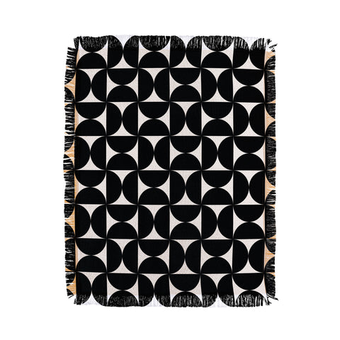 Colour Poems Patterned Shapes XVIII Throw Blanket