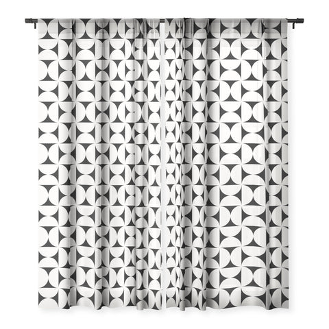 Colour Poems Patterned Shapes XX Sheer Window Curtain