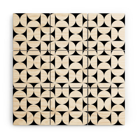 Colour Poems Patterned Shapes XX Wood Wall Mural