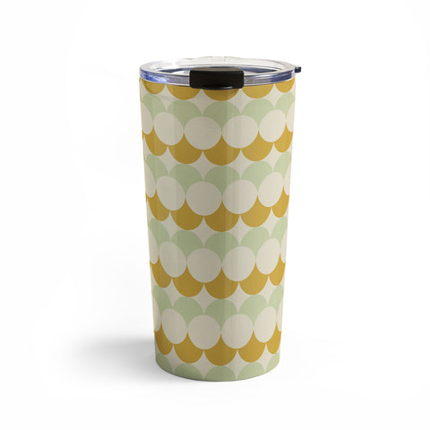 Colour Poems Retro Circular Pattern III Travel Mug