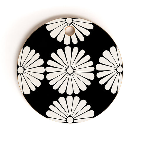 Colour Poems Retro Daisy II Cutting Board Round