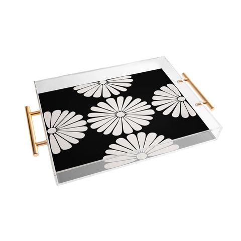 Colour Poems Retro Daisy II Acrylic Tray
