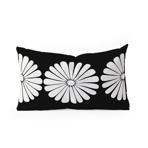 Colour Poems Retro Daisy II Oblong Throw Pillow