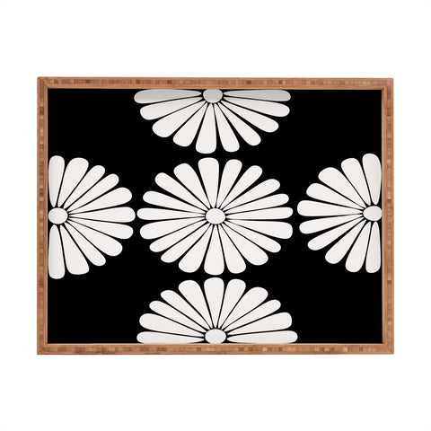 Colour Poems Retro Daisy II Rectangular Tray