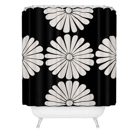 Colour Poems Retro Daisy II Shower Curtain